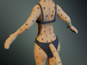 Hera Anthro Cheetah 3D Model