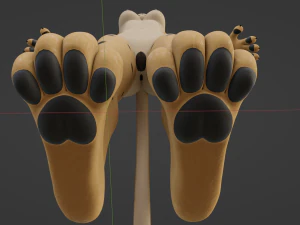 Hera Anthro Cheetah 3D Model
