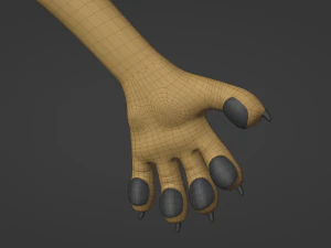 Hera Anthro Cheetah 3D Model