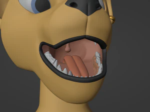 Hera Anthro Cheetah 3D Model