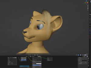 Hera Anthro Cheetah 3D Model