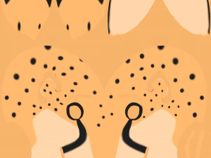 Hera Anthro Cheetah 3D Model