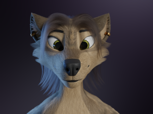 Natalie Anthro Wolf Modelo 3D