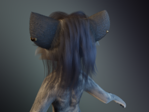 Natalie Anthro Wolf Modelo 3D
