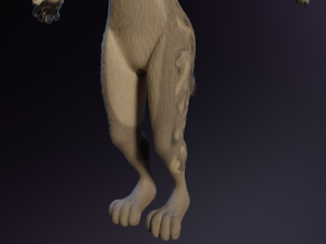 Natalie Anthro Wolf Modelo 3D