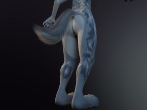 Natalie Anthro Wolf Modelo 3D