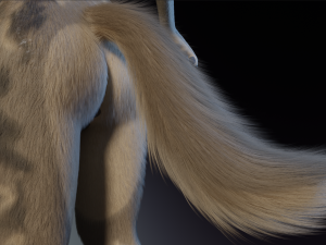 Natalie Anthro Wolf Modelo 3D