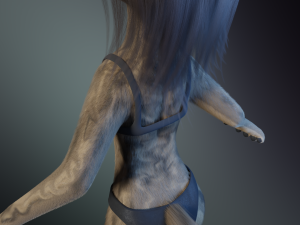 Natalie Anthro Wolf Modelo 3D
