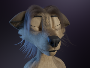 Natalie Anthro Wolf Modelo 3D