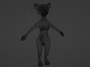 Natalie Anthro Wolf Modelo 3D