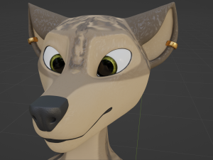 Natalie Anthro Wolf Modelo 3D