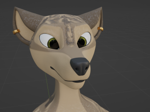 Natalie Anthro Wolf Modelo 3D