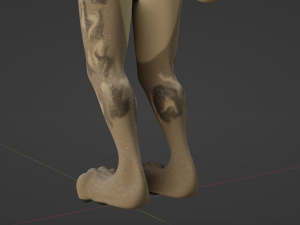 Natalie Anthro Wolf Modelo 3D