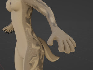 Natalie Anthro Wolf Modelo 3D