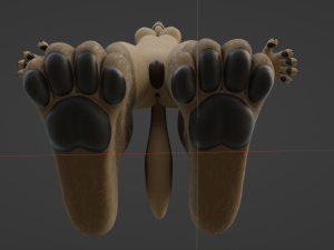 Natalie Anthro Wolf Modelo 3D