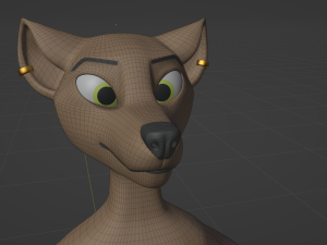 Natalie Anthro Wolf Modelo 3D