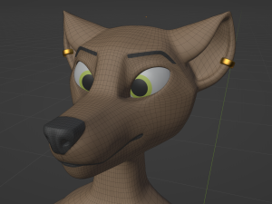 Natalie Anthro Wolf Modelo 3D