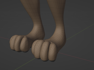 Natalie Anthro Wolf Modelo 3D