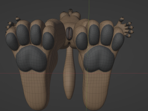 Natalie Anthro Wolf Modelo 3D