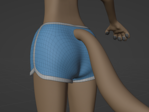Natalie Anthro Wolf Modelo 3D
