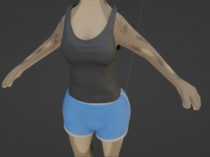 Natalie Anthro Wolf Modelo 3D