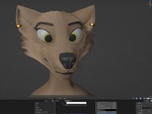 Natalie Anthro Wolf Modelo 3D