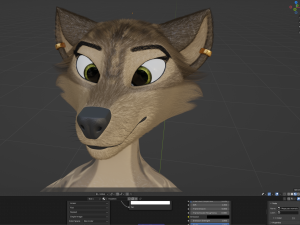 Natalie Anthro Wolf Modelo 3D