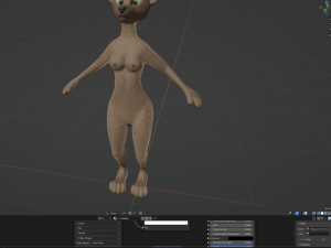 Natalie Anthro Wolf Modelo 3D