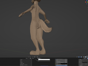 Natalie Anthro Wolf Modelo 3D