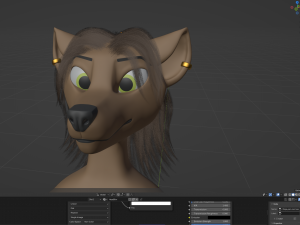 Natalie Anthro Wolf Modelo 3D
