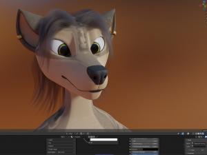 Natalie Anthro Wolf Modelo 3D