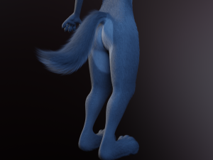 Claire Anthro Wolf Modelo 3D