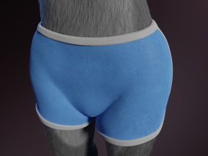 Claire Anthro Wolf Modelo 3D