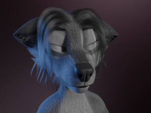 Claire Anthro Wolf Modelo 3D