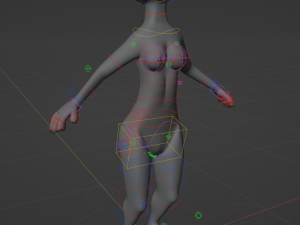 Claire Anthro Wolf Modelo 3D