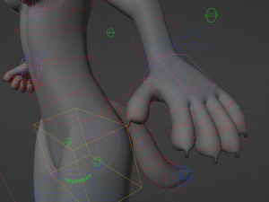 Claire Anthro Wolf Modelo 3D