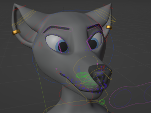 Claire Anthro Wolf Modelo 3D
