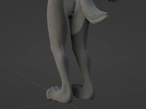 Claire Anthro Lupo Modello 3D