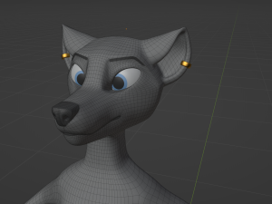 Claire Anthro Wolf Modelo 3D