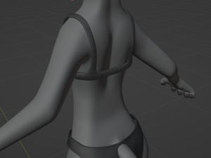 Claire Anthro Wolf Modelo 3D