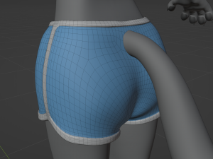 Claire Anthro Wolf Modelo 3D