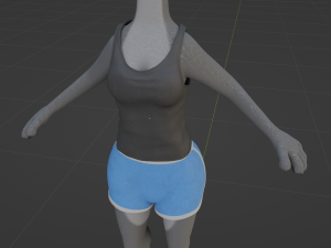 Claire Anthro Wolf Modelo 3D