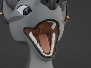 Claire Anthro Wolf Modelo 3D