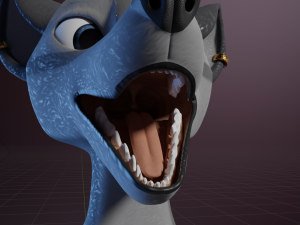 Claire Anthro Wolf Modelo 3D