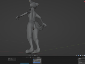Claire Anthro Wolf Modelo 3D