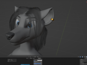 Claire Anthro Wolf Modelo 3D