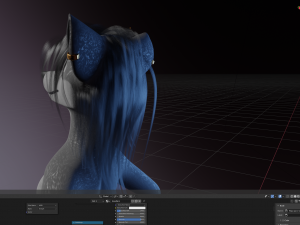 Claire Anthro Wolf Modelo 3D