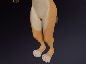Maggie Anthro Dingo Modèle 3D