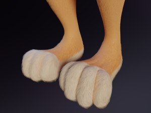 Maggie Anthro Dingo Modèle 3D