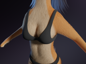 Maggie Anthro Dingo Modèle 3D